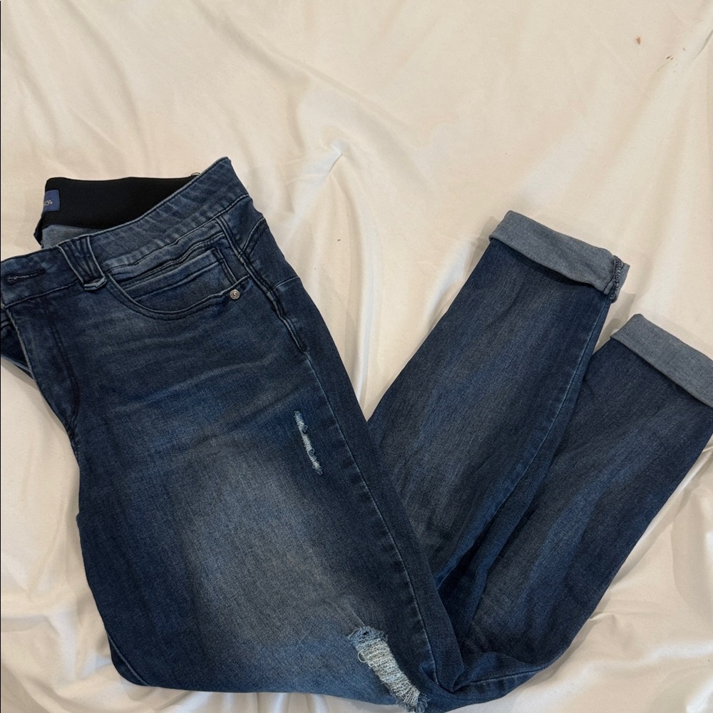 Democracy Dark Wash Skinny Jeans Ab Solution